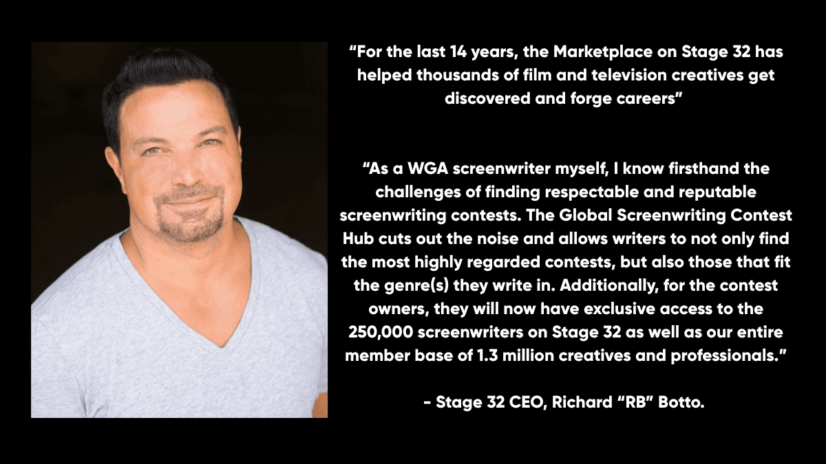 Stage 32 Launches Global Screenwriting Contest Hub Oscar and BAFTA Qualifying Contests Participating