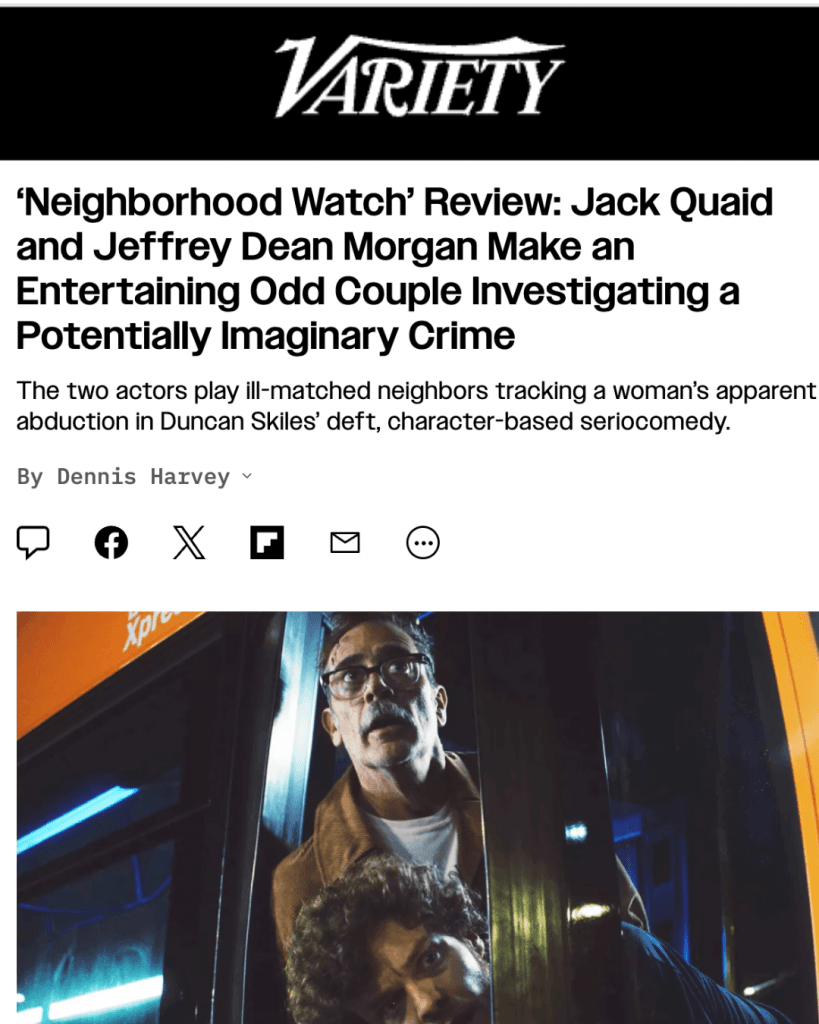 How NEIGHBORHOOD WATCH Went From a Stage 32 Script Consult to Theaters Nationwide