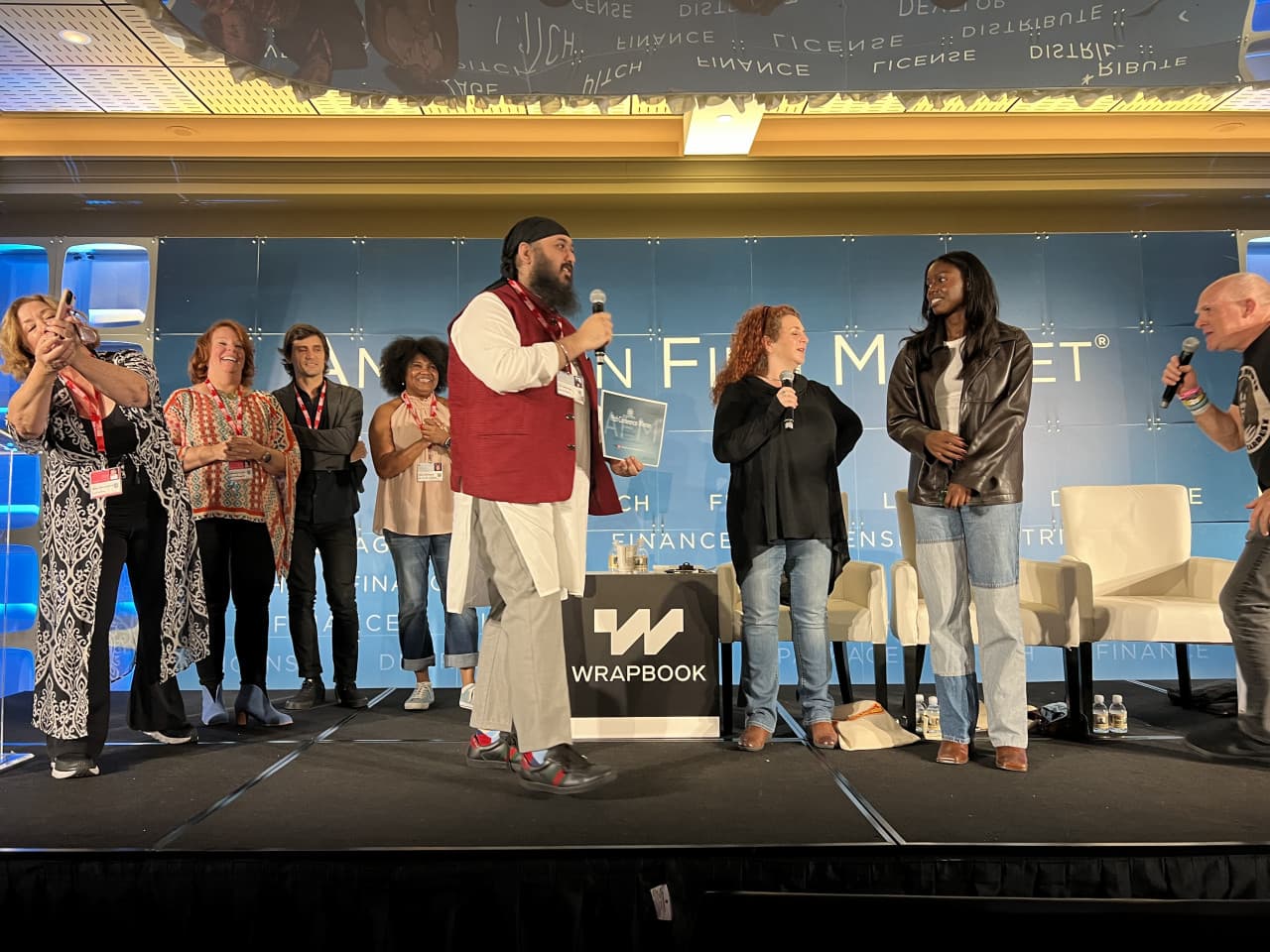 Stage 32 at AFM 2023 Standing Room Only Panels  Pitch Conference Winners
