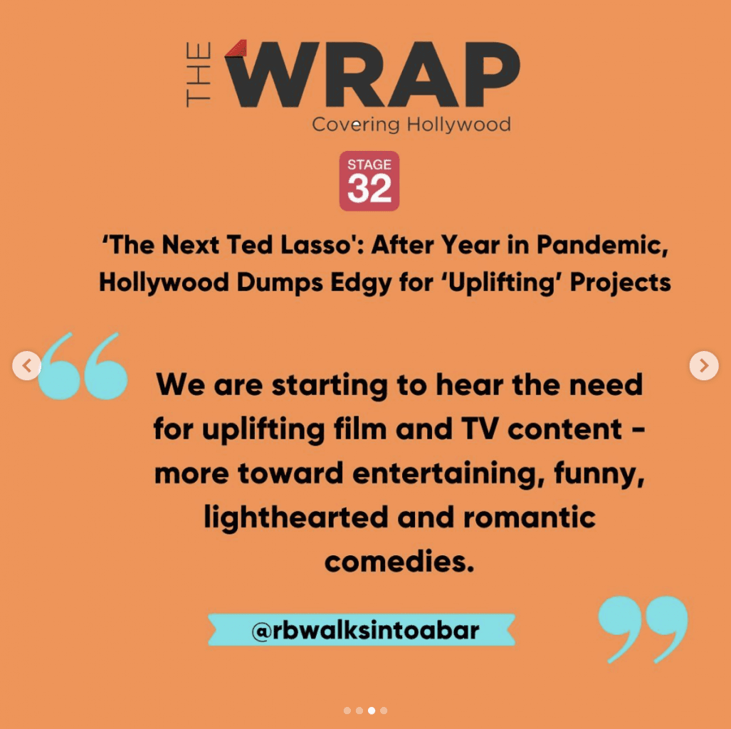 In the News Stage 32 Featured in The Wrap