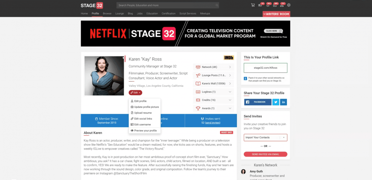 Take The Work Out Of Networking  The Importance Of A Polished Stage 32 Profile
