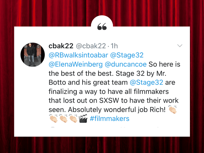 THANK YOU Stage 32 Members  Independent Film Community Worldwide