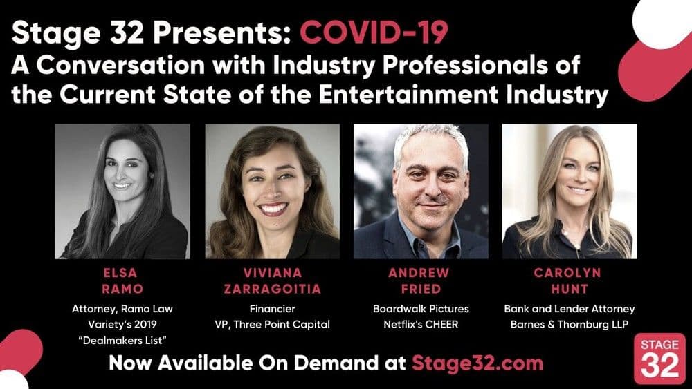 Stay Connected  Stay Creative with Stage 32 Watch Our Virtual Events OnDemand Now