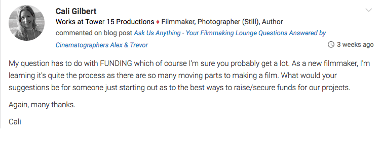 Ask Us Anything  Your Filmmaking Lounge Questions Answered by Cinematographers Alex  Trevor