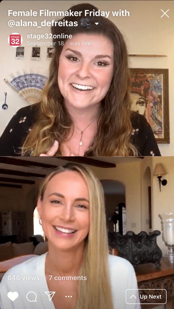Instagram Live Series Embracing the Business Side of Entertainment  How to Make Your First Feature Film