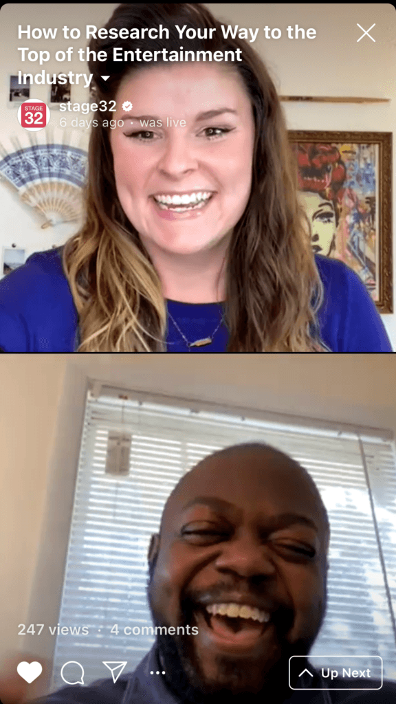 Instagram Live Series Dreaming is Believing  How to Research Your Way to the Top