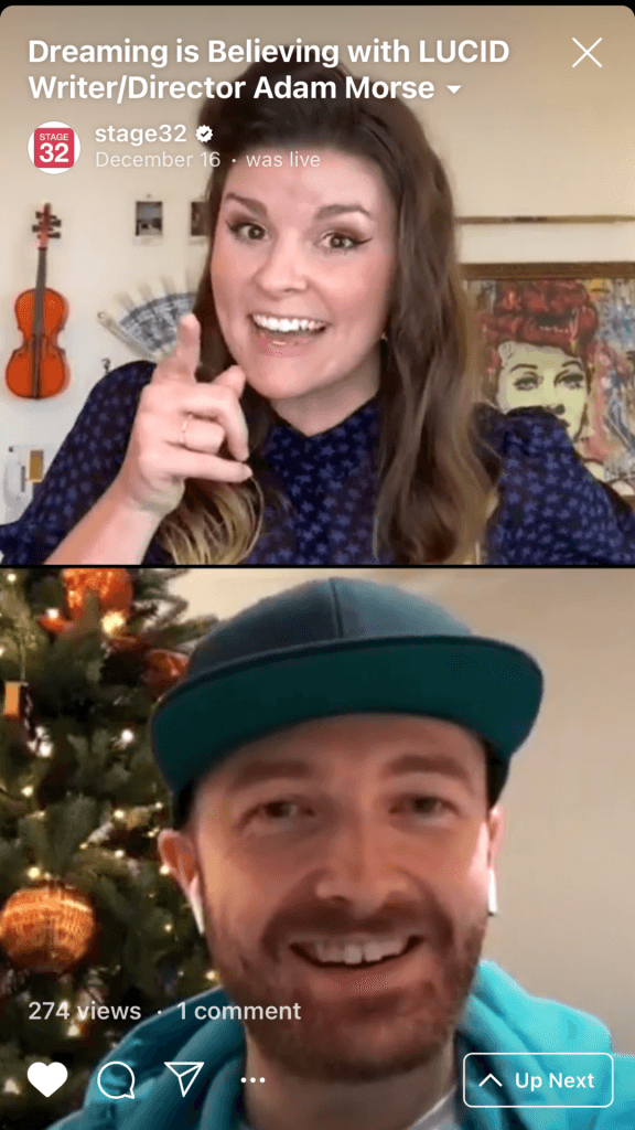 Instagram Live Series Dreaming is Believing  How to Research Your Way to the Top