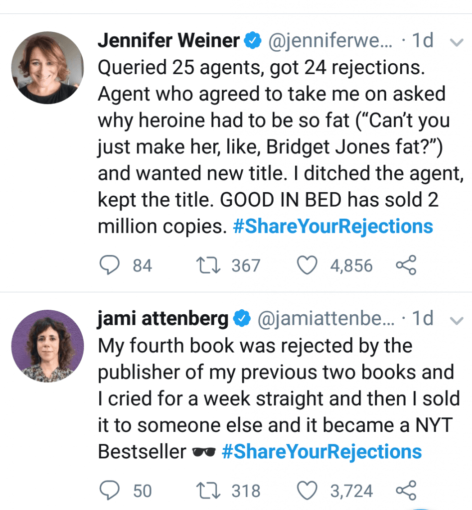 Share Your Rejections What Are Your Most Memorable