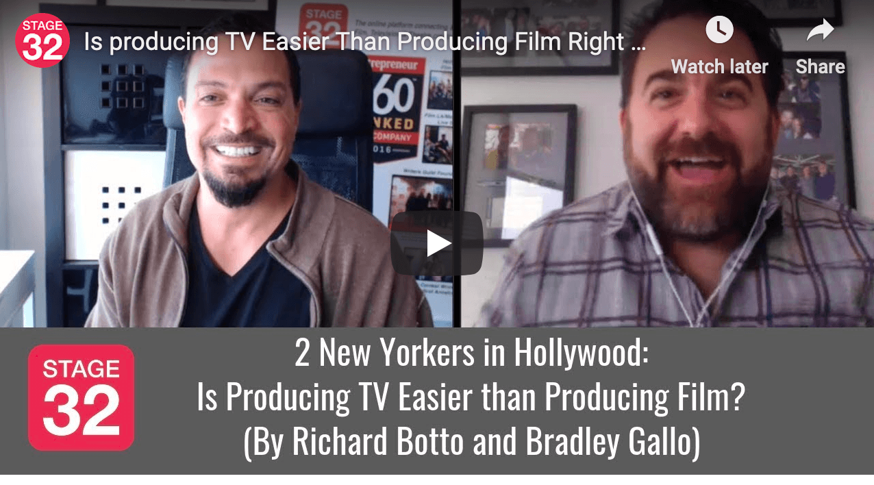 2 New Yorkers in Hollywood Is Producing TV Easier than Producing Film