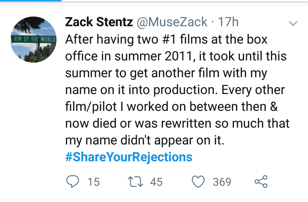 Share Your Rejections What Are Your Most Memorable