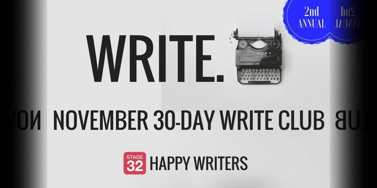 November Write Club: Let’s do this—again!