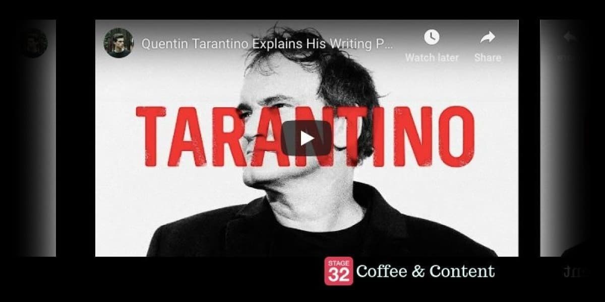 Coffee & Content - Quentin Tarantino's Screenwriting Process & Cuts and Transitions 101
