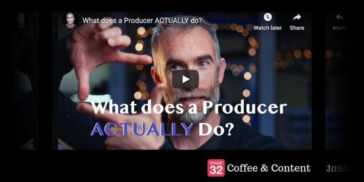 Coffee & Content - What does a Producer ACTUALLY do? & Advice for 1st time Producers 