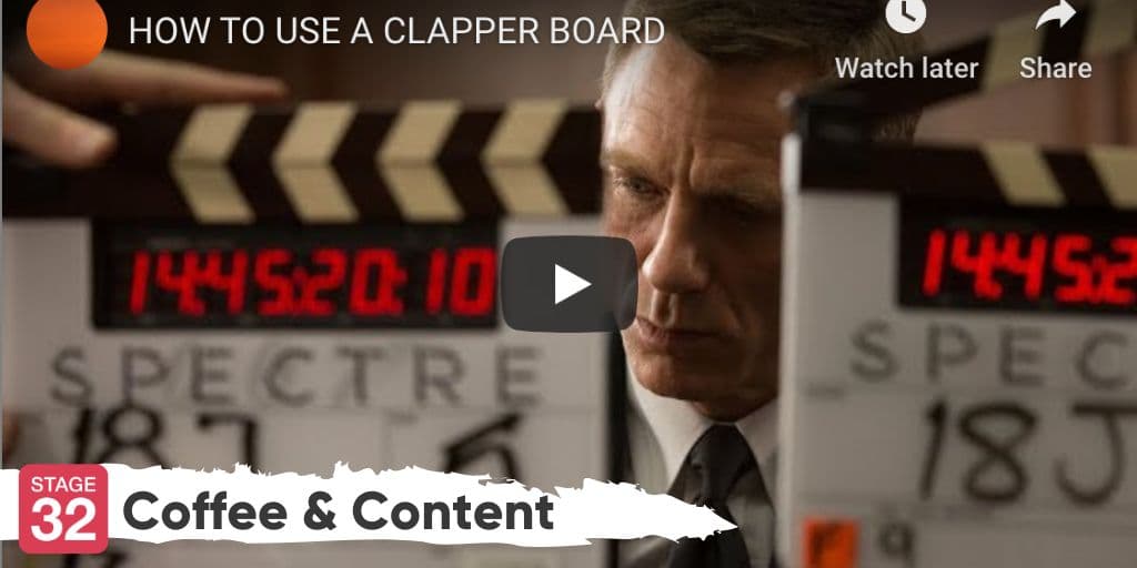 Coffee & Content - How to Use a Clapper Board & How to Perfect Your Ending
