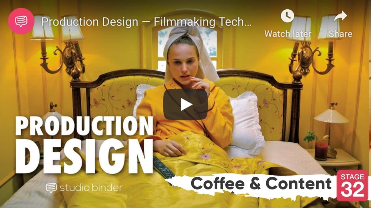 Coffee & Content - Production Design Tips for Directors & How to Make a Cinematic Short Film