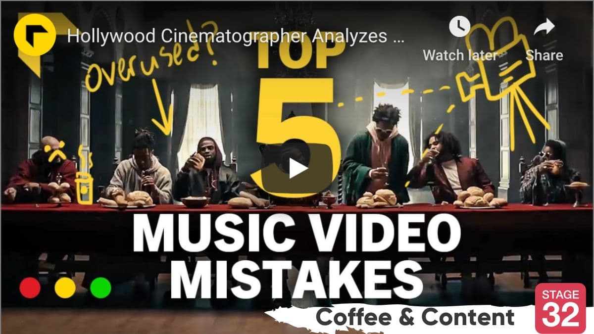 Coffee & Content - Hollywood Cinematographer Analyzes Music Videos & YouTube Tips for Actors