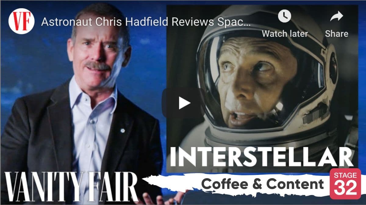 Coffee & Content - Real Astronaut Reviews Space Movies & How to Make your Webcam Footage Look Better