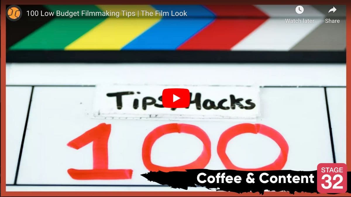 Coffee & Content: 100 Low Budget Filmmaking Tips & 6 Mistakes Beginner Filmmakers Make