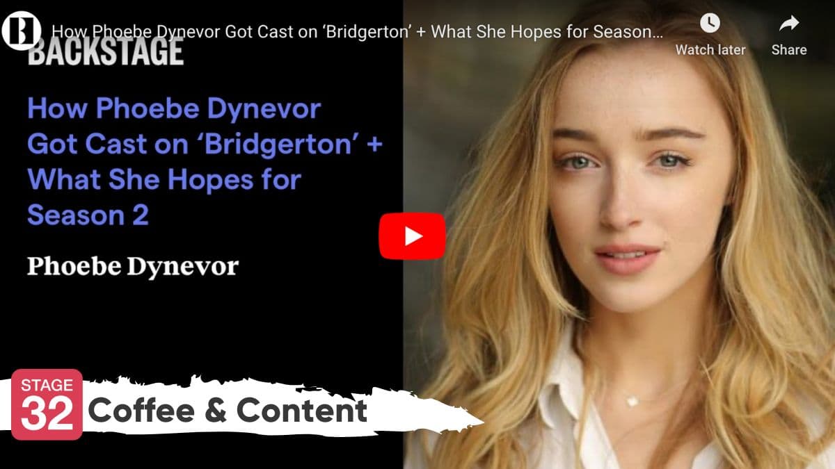 Coffee & Content: How Phoebe Dynevor Got Cast in BRIDGERTON & How to Deal with Creative Burnout