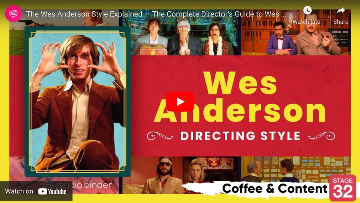 Coffee & Content: The Wes Anderson Aesthetic & The Psychology of Character Relationships