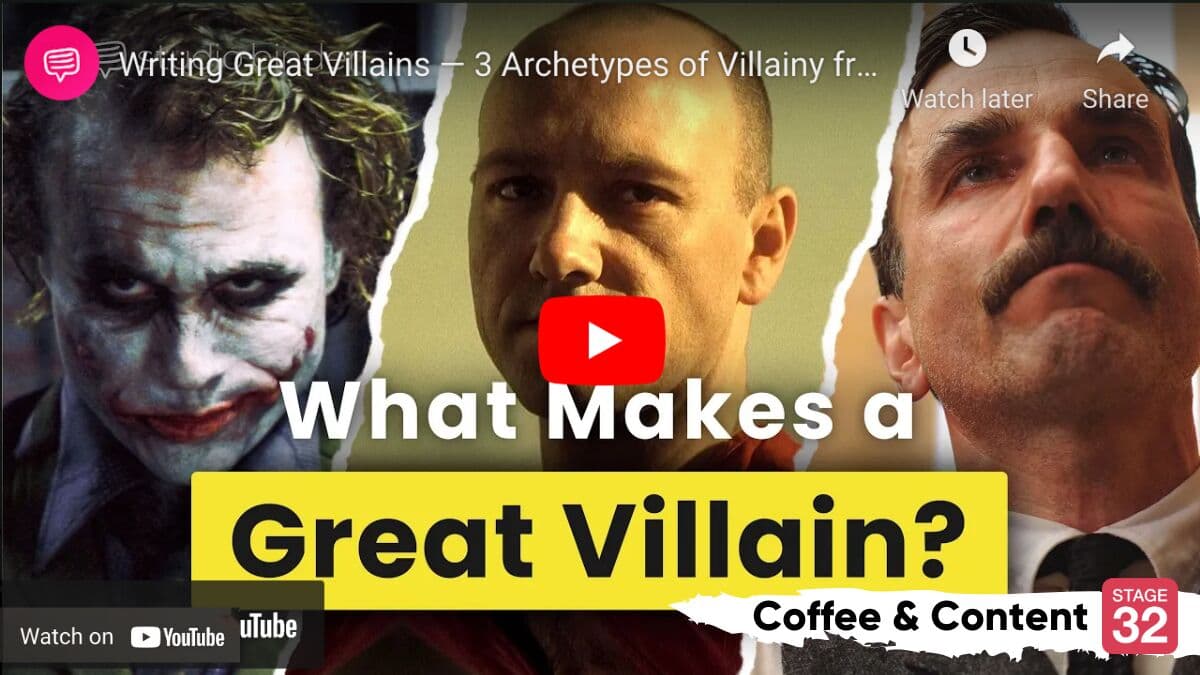 Coffee & Content: What Makes a Great Screen Villain & How to Book and Nail Meetings