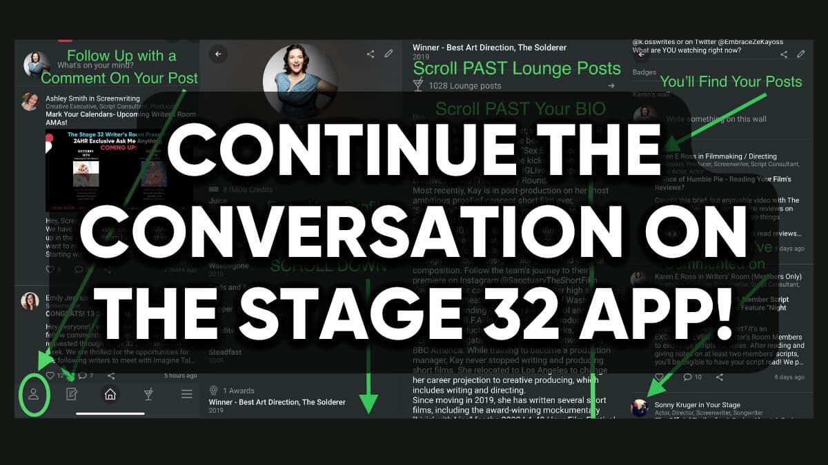Continue The Conversation On The Stage 32 App!