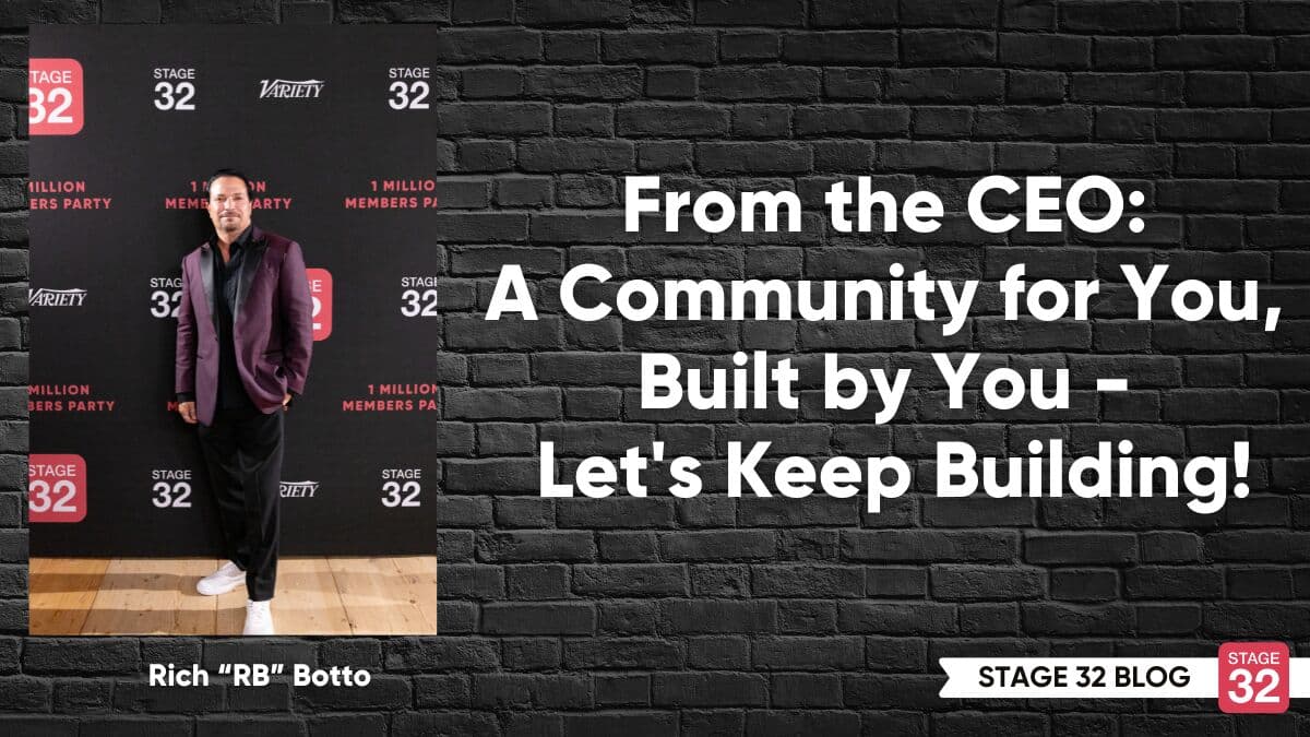 From the CEO - A Community for You, Built by You - Let's Keep Building!