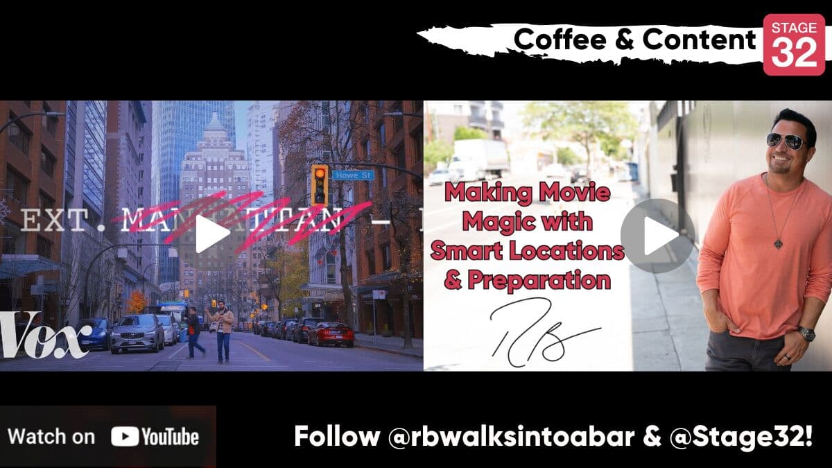 Coffee & Content: Making Movie Magic with Smart Locations & Preparation