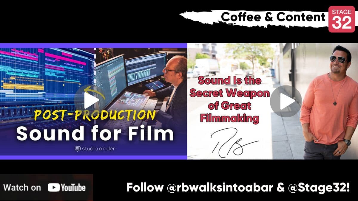 Coffee and Content: Sound Is the Secret Weapon of Great Filmmaking
