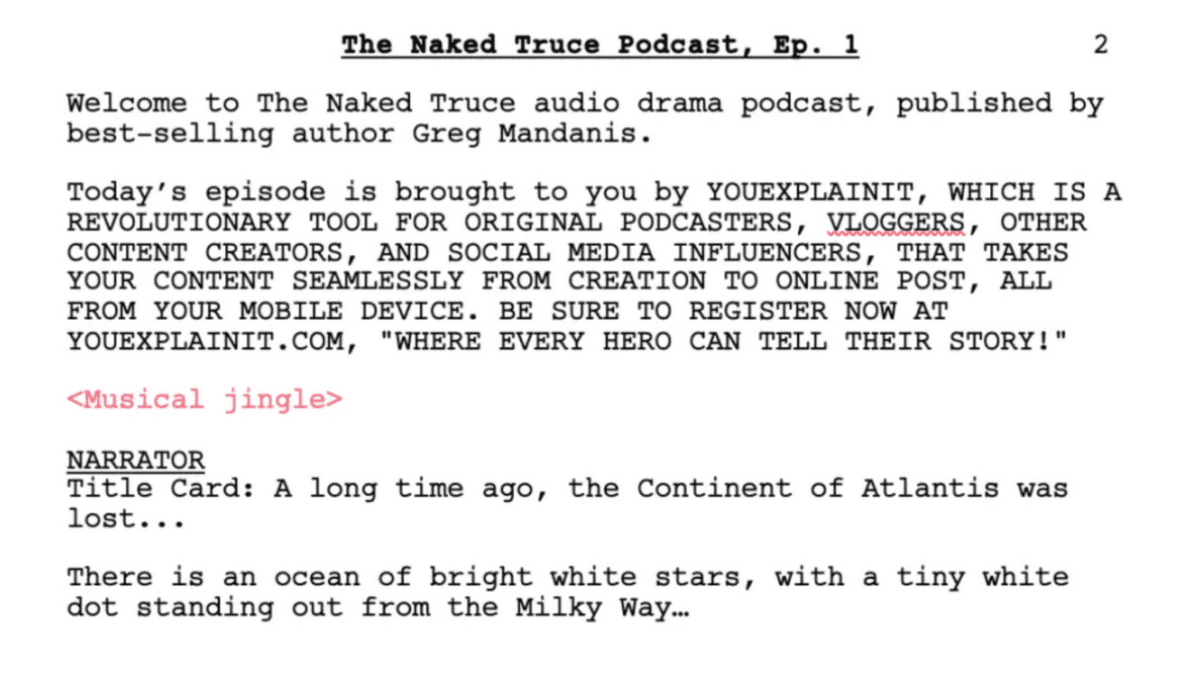 How to Use AI to Turn Your Screenplay into a Podcast and to get in front of Buyers Agents Producers Faster