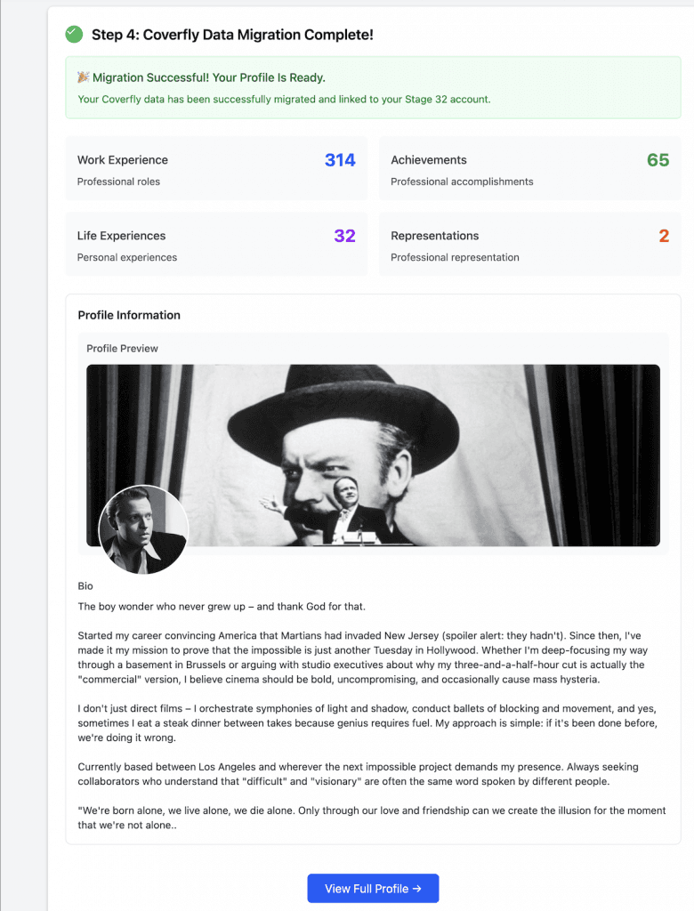Now Live Import Your Coverfly Profile Accolades and Red List Rankings to Your Stage 32 Profile