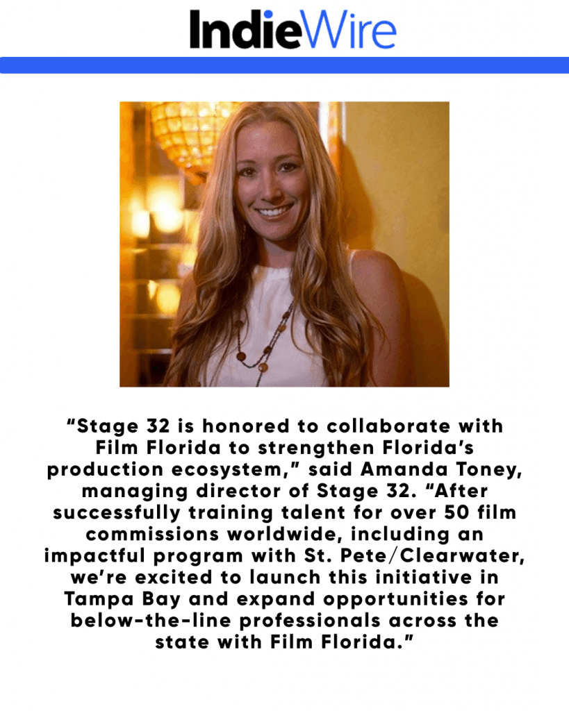 Stage 32 Certification Spotlighted by IndieWire