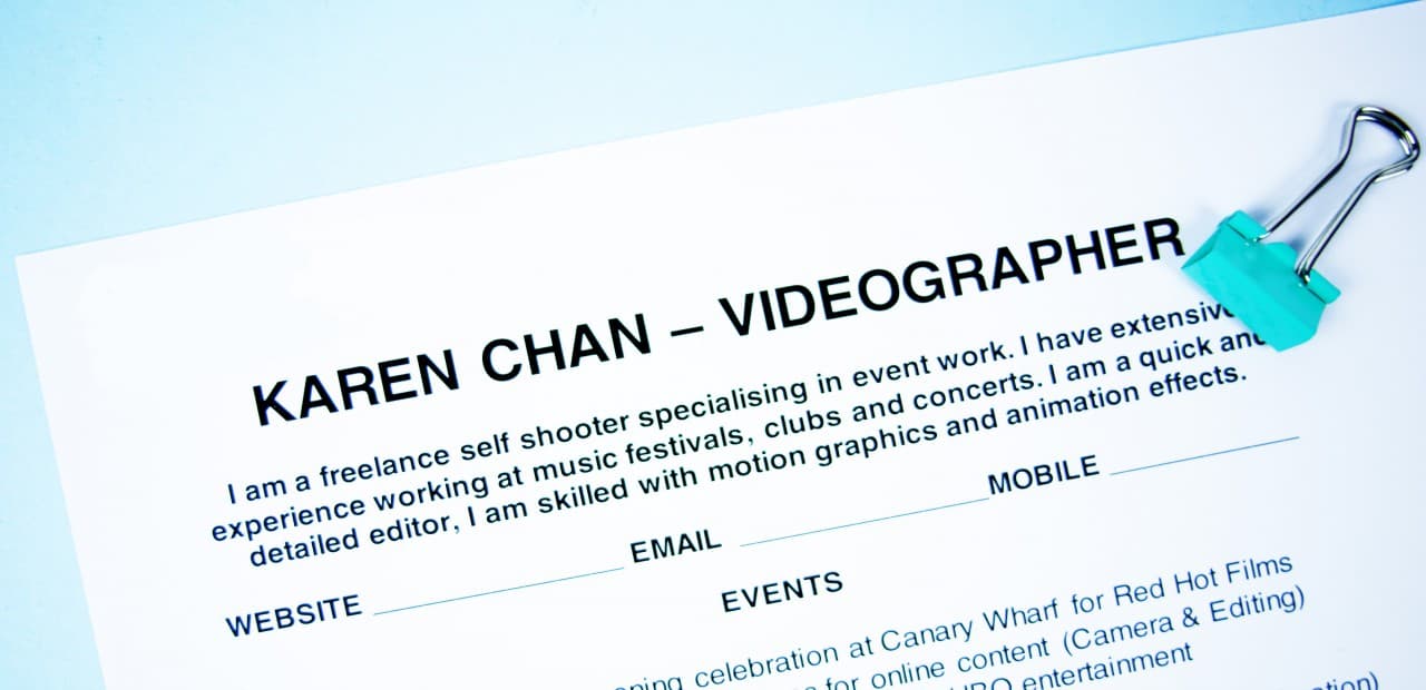 What Your Filmmaker CV Says About You