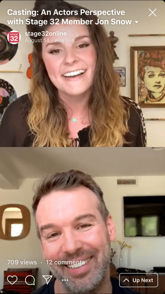 Instagram Live Series Acting in Atlanta  Casting An Actors Perspective