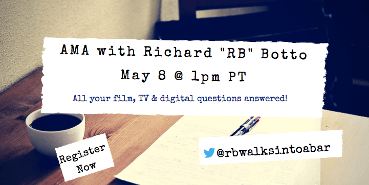 PreCannes AMA with Our Very Own Stage 32 CEO Richard RB Botto