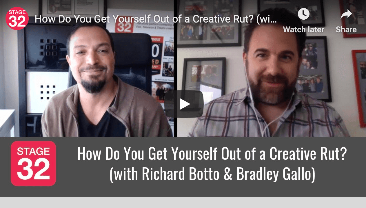 How Do You Get Yourself Out of a Creative Rut with Richard Botto Bradley Gallo